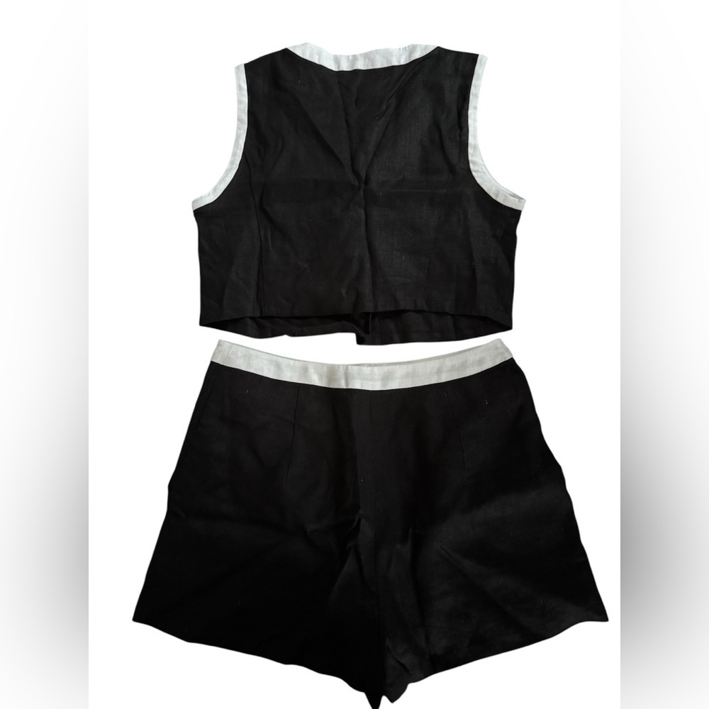 Reformation Roxy Linen Two Piece Size 4 - Picture 3 of 5
